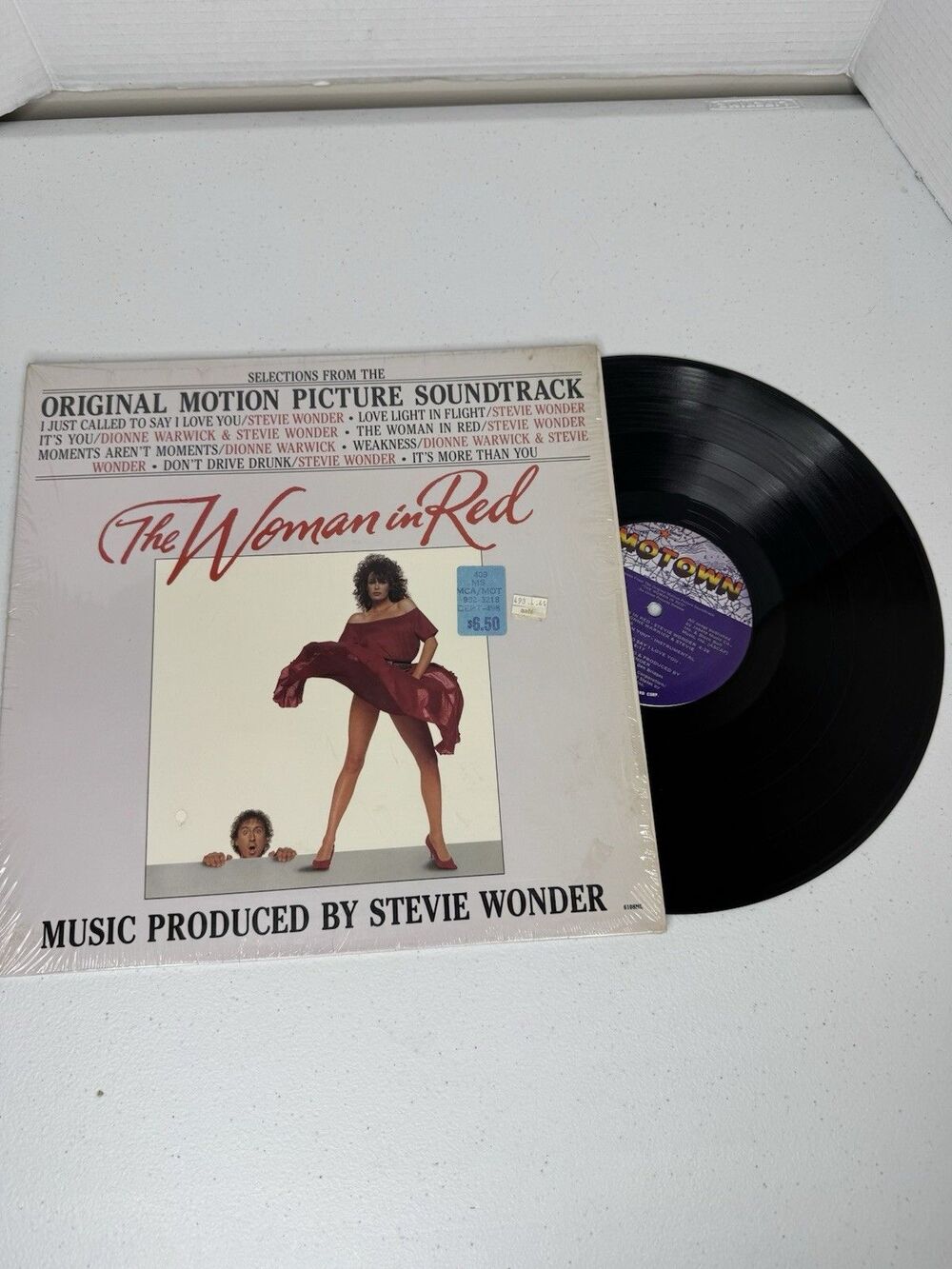 THE WOMAN in RED SOUNDTRACK - VINYL RECORD LP STEVIE WONDER
